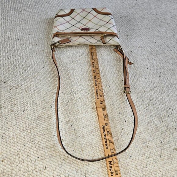 Coach Tatersall Heritage Peyton Crossbody and matching pouch - Picture 7 of 15